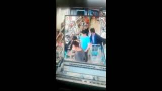 A101'de Kameralara Yansıyan Rezillik