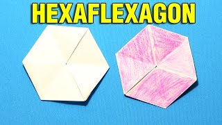 How to make a Flexagon Origami. How make Hexaflexagon. Флексагон, гексафлексагон оригами. ORGANZA
