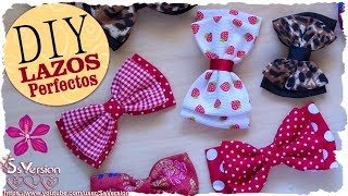 DIY: Como hacer Lazos Dobles Perfectos | Perfect Double Bow | EASY TUTORIAL