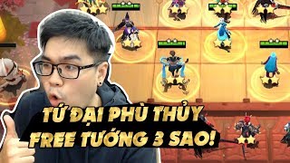 Mobile Legends | TỨ ĐẠI PHÙ THỦY XUẤT TRẬN! CHIẾN THUẬT TƯỚNG 3 SAO FREE! | Tốp Mỡ Gaming