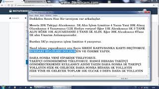 İnstagram Şifresiz Takipçi Hilesi Panel 45K Takipçi 2017-2018