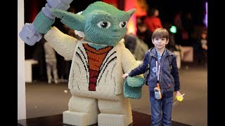 Lego World 2018 #1. Поезд-робот в Копенгагене и всё о Лего выставке.
