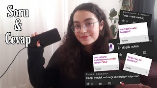 SORU & CEVAP || Tyt Netlerim? Hayalimdeki Meslek? Youtube'dan Ne Kadar Kazanıyorum?