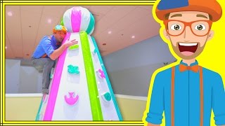 Indoor Playground and Trampoline Park with Blippi