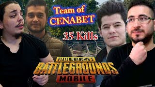 35 Kill!! TEAM of CENABET PARADISE DA Pubg Mobile