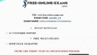 1z0-497 Oracle Database 12c Essentials
