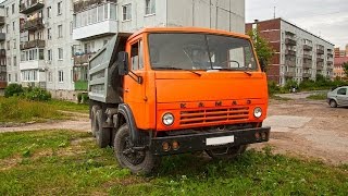 Тест драйв самосвала КАМАЗ 55111 грузить, грузить и еще раз грузить!