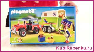 Playmobil  Конный клуб Джип с фургоном для лошадей 4189