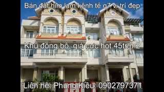 Bán đất him lam kênh tẻ q7 dt 5x20 vị trí đẹp, giá: 45tr/m2, kiều: 0902797371