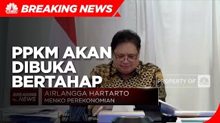 Menko Airlangga: Jika Kasus Covid Turun, PPKM Dibuka Bertahap