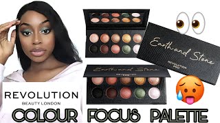 JE TESTE LA PALETTE EARTH AND STONE PALETTE | COLOUR FOCUS PALETTE