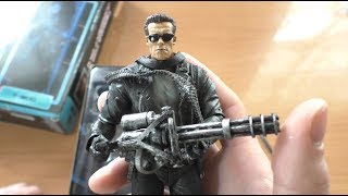 Терминатор 2 т 800 распаковка игрушки Terminator 2 unpacking toys