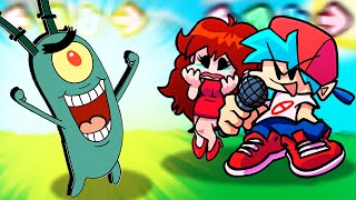 Планктон против Бойфренда во Friday Night Funkin' Chum Bucket Plankton!