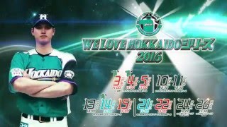 一緒のユニフォームで戦いましょう！WE LOVE HOKKAIDOシリーズ2016