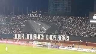 Koreografija Partizan - Olimpijakos 25.7.2017. Beograd Uživo