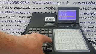 E037 Error Code Casio SR-C550 Cash Register