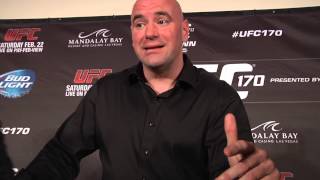 UFC 170: Dana White Post-Fight Scrum