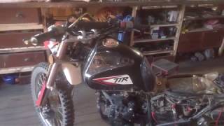 Irbis TTR 250R Выправляю руль после падения, перегорает 10А предохранитель, не стабильный заряд, при