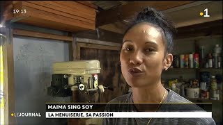 portrait de Mayama Sing Hoy, une menuisière passionnée