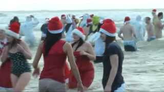 Porthcawl Christmas Day Swim 2012..