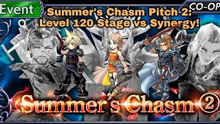 DFFOO Global: Summer's Chasm Pitch 2 level 120 Heretic stage. Full synergy vs the Manikins!