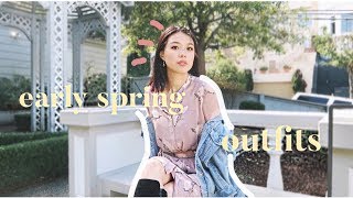 early spring outfits ○ VLOG