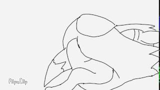 Arcanine vore (old animation)