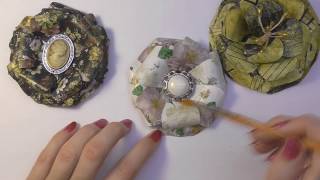 DIY Винтажные цветы своими руками. Скрапбукинг. Цветы своими руками. Мастер класс \ Paper flowers