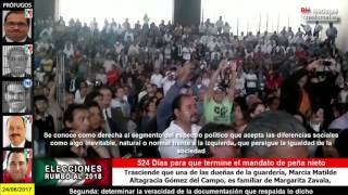 AMLO y peña en la Ibero