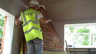 the fine art of brickwork - Twisted Fireplace 2