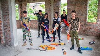 3T Nerf War : Squad Alpha Nominee Soliders Nerf guns Fight with Criminals Counterfeit Money