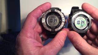 Casio Pro-Trek PRW-3500 vs PRW-3100