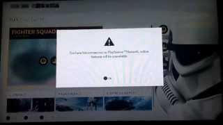 Star Wars battlefront online connecting issues PS4