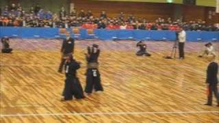H22全国高校選抜剣道大会男子決勝　高千穂対安房　大将