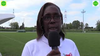 INTERVIEW AVEC DANIELLE MONLOUIS, PRESIDENTE DE REGION GUADELOUPE  POUR LA FEMINISATION DU FOOT