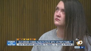 DUI driver comes face-to-face with victim's family
