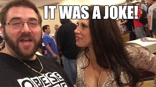 MICKIE CALLS SECURITY!! MEETING WWE Superstars at Legends of the Ring