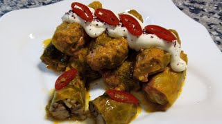 Долма капустная с рубленой печенью и овощами ? Cabbage rolls with liver