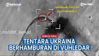 Artileri DPR OBTF Kaskad Serang Sekelompok Prajurit Ukraina di Vuhledar