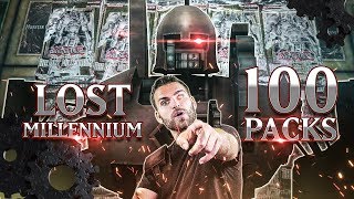 YuGiOh THE LOST MILLENNIUM 1st Edition 100 Pack Opening EXTRAVAGANZA! | SEARCH for ULTIMATES