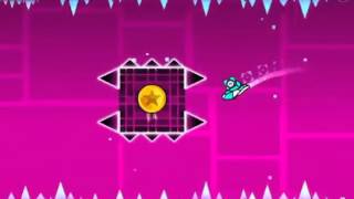 Прохождение Geometry Dash | Time Machine | Все монеты
