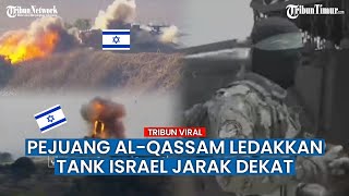 Pejuang Brigade Al-Qassam Hancurkan Kendaraan Lapis Baja Israel Pakai Bahan Peledak