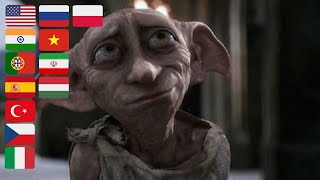 "DOBBY IS FREE" in different multi languages | Harry Potter and Dobby Zgredek - JK Rowling