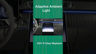 Adaptive Ambient Light on 2021 Mercedes Maybach S Class - Hệ thống đèn thông minh #Shorts
