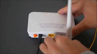 1GE+WiFi EPON ONU Terminal access to Internet by Static