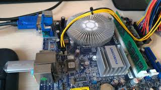 Обновление биоса материнской платы Foxconn G41MX 2 под Xeon и сборка БОМЖ пк для игр