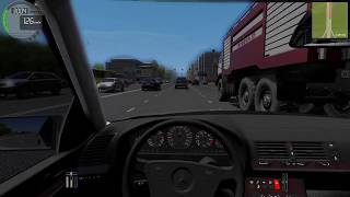 УБЕГАЕМ ОТ БАНДИТОВ В CITY CAR DRIVING+ ИГРАЕМ НА РУЛЕ!! [РП ПОГОНИ]