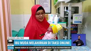 Ibu Muda Melahirkan di Taksi Online