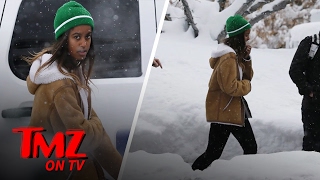 Barack Obama Is On Vacation But Malia Obama Is Putting In Work! | TMZ TV