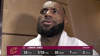 LeBron James On Disappointing Loss To Knicks, Cavs Struggles, Bad Defense & More